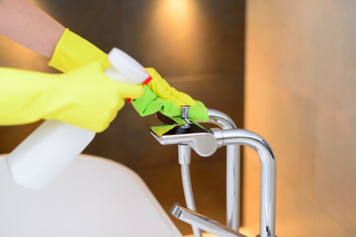 Professional after builders cleaning in SW15 removing renovation dust from a newly refurbished room