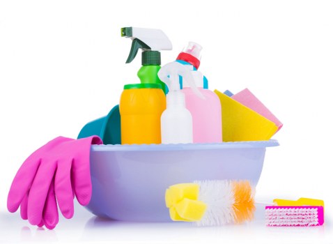 A cleaner restoring a renovated SW15 property with careful after builders cleaning techniques